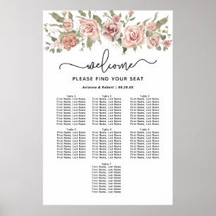 Poster Gráfico de Sentados de Casamento de Casamento de D