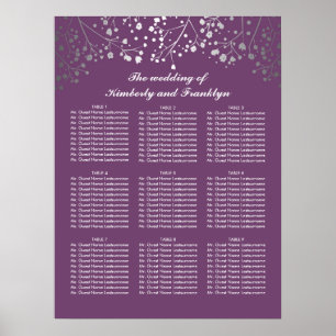 Póster Gráfico de Sentados de Casamento de Casamento de P