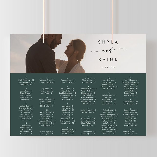Poster Gráfico de Sentados de Imagens Verdes Boho Chic Em (Criador carregado)