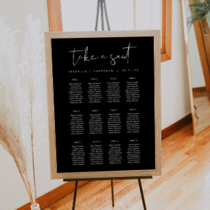 Poster Gráfico de Sentados Minimalistas Moderno do JOVI B