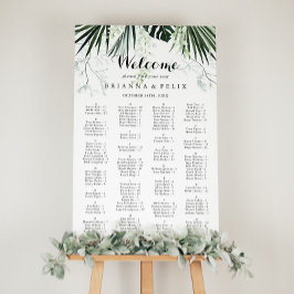 Poster Gráfico de Sentos Alfabéticos Atípicos Brancos Tro