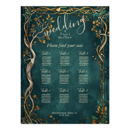 Póster Gráfico de Sentos de Casamento de Majestade da Ter