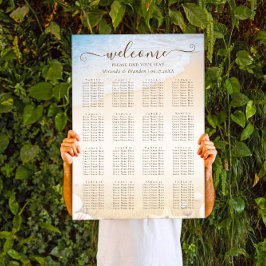 Poster Gráfico de Sentos de Casamento de Peixes de Estrel