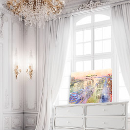 Poster Gráfico de Sentos de Casamentos Solares na Rua Sav