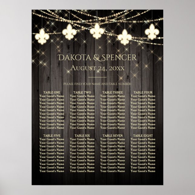 Poster Gráfico de Sentos de Fleur de Lis, Russo, Madeira (Frente)