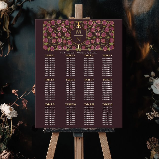 Poster Gráfico de Sentos do Monograma Medieval de Espadas (Criador carregado)