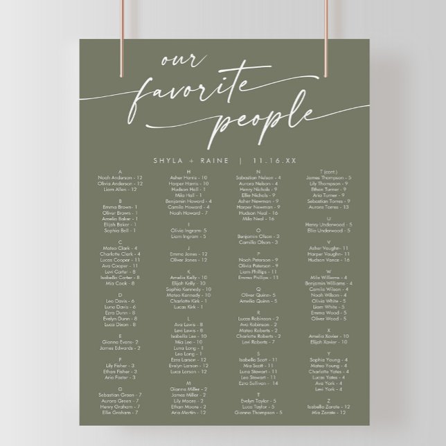 Poster Gráfico de Sentos Imprimíveis Verde Oleícola Boho  (Criador carregado)