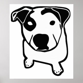 Poster Gráfico de Touro-Osso