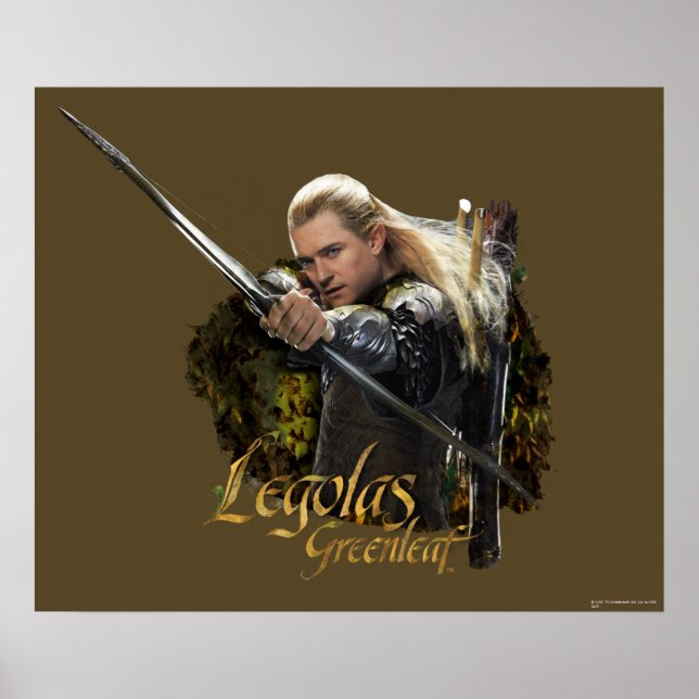 Póster Gráfico do Arco de Desenho LEGOLAS GREENLEAF™ (Frente)