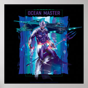 Poster Gráfico do mestre do oceano de Aquaman   do rei