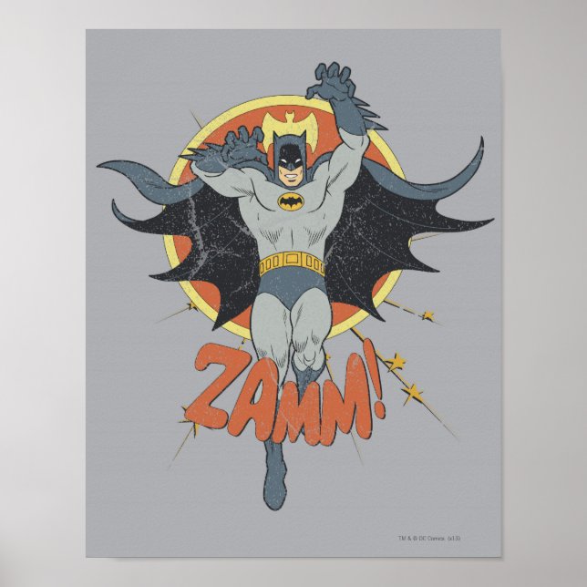 Póster Gráfico do ZAMM Batman (Frente)