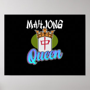 Poster Gráfico dos jogos do jogador Mahjong Queen Game