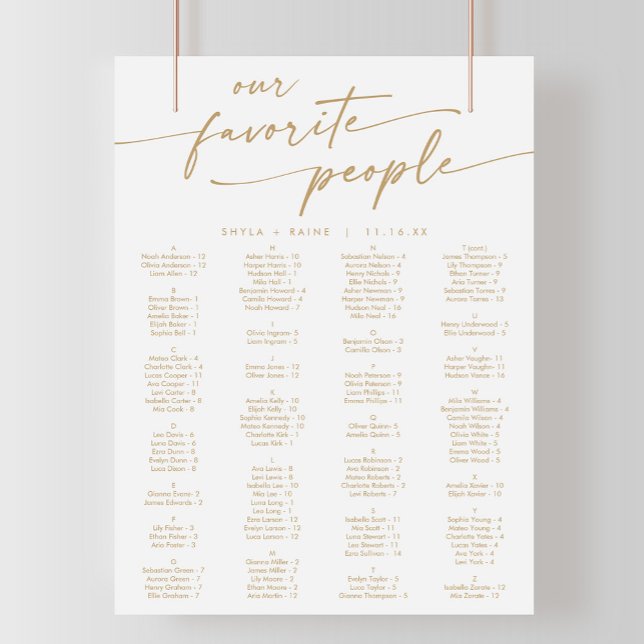 Poster Gráfico Dourado e Branco de Seções Impressoras (Criador carregado)