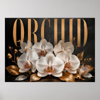 Gráfico Editorial Floral de Luxo Orquídea