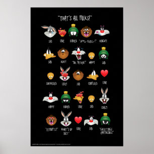 Póster Gráfico Emoji de TUNES DE LOONEY™