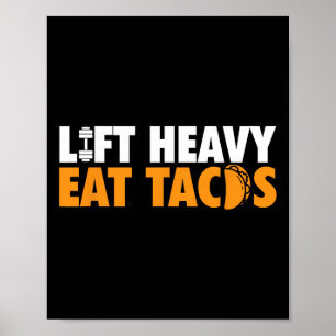 Poster Gráfico Funny Bodybuilding Para O Workout De Gym E