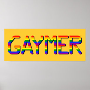Poster Gráfico Gaymer