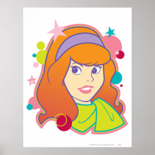 Poster Gráfico Groovy de Daphne