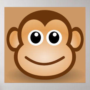 Póster Gráfico livre de 76-Cute-Cartoon-Mackey-Clipart-I