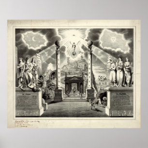 Poster Gráfico Masônico (1846)