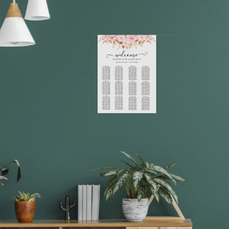 Poster Gráfico mínimo de assentos de Boho Floral Folha