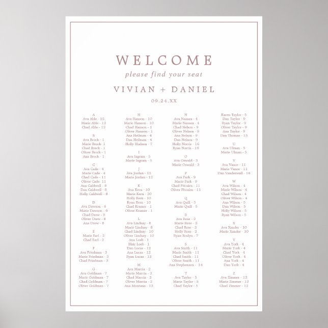 Poster Gráfico mínimo de lugares para tipografia Dourada  (Frente)
