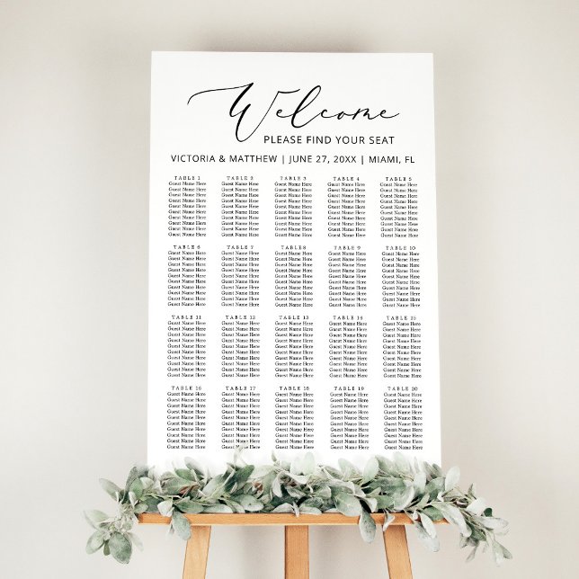 Poster Gráfico Mínimo Simples de Casamento de Casamento d (Criador carregado)