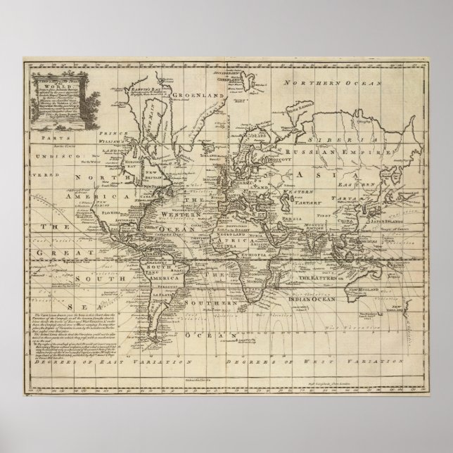 Poster Gráfico mundial (Frente)