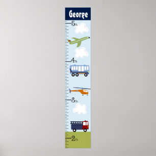 Poster Gráfico Personalizado de Crescimento do Transport