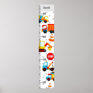 Poster Gráfico Personalizado de Crescimento dos Caminhõ