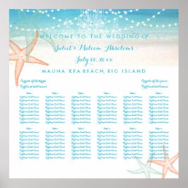 Poster Gráfico PixDezines Beach/Chadeliers/Seating