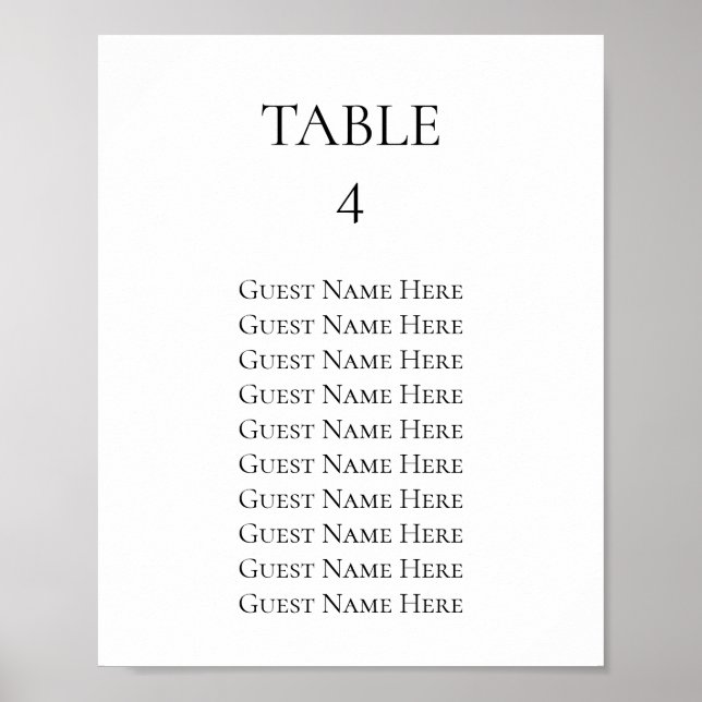 Poster Gráfico Sentado Casamento Página Individual Qualqu (Frente)