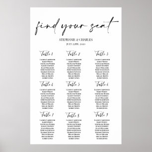 Poster Gráfico Simples de Casamento