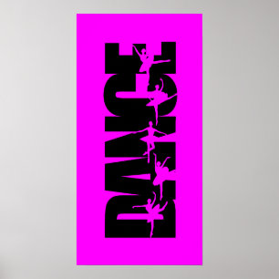Poster Gráfico surpreendente da dança