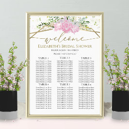 Poster Gráficos de Assento do Chá de panela primavera