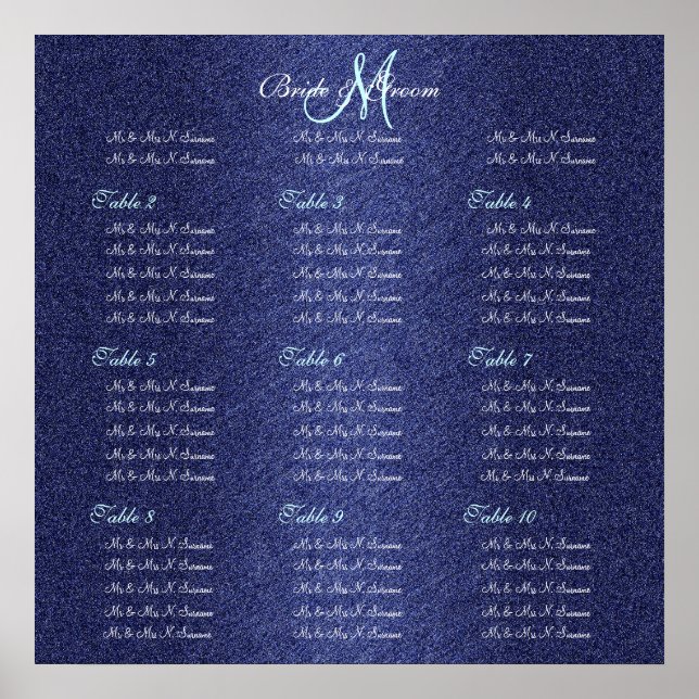 Poster Gráficos de assentos de marinho azul (Frente)