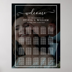 Poster Gráficos de Casamento de Foto de Sobreposição de E