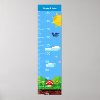 Gráficos de Crescimento da Paisagem de Pixel em Pí