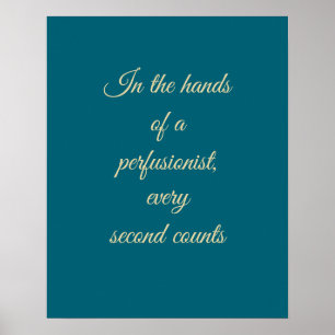 Poster Gráficos de Serif Moderno Verde-azulado de Confian