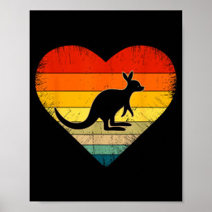 Poster Gráficos Temáticos de Canguru para Homens e Mulher