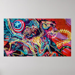 Poster Grafite Apocalypse Horseman