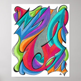 Póster Grafite Art