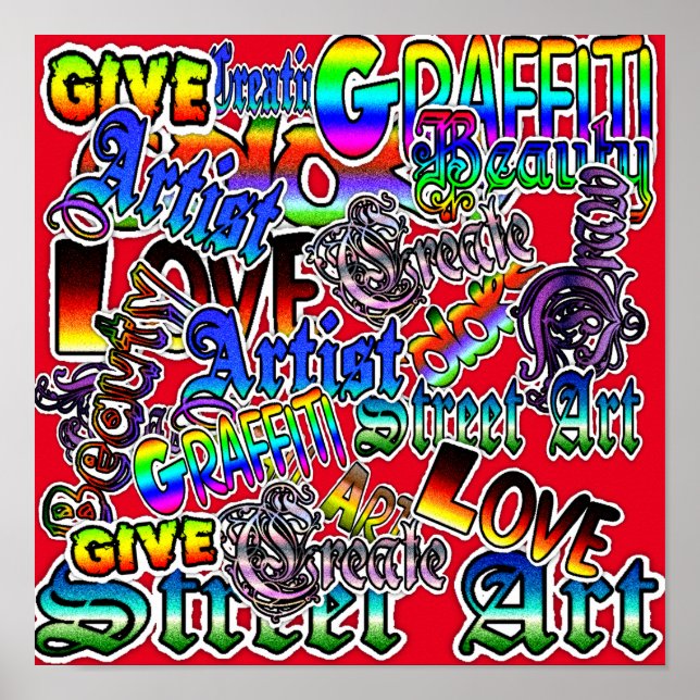 Póster Grafite Art (Frente)