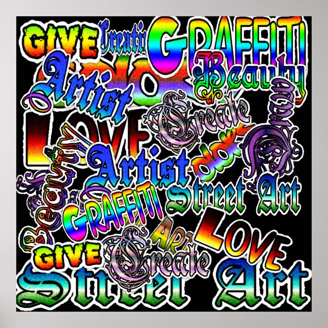 Póster Grafite Art (Frente)