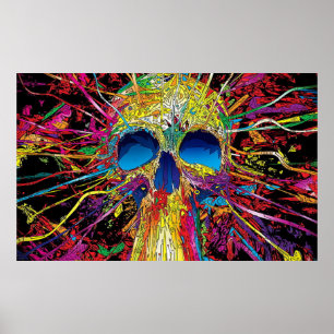 Poster grafite, arte, arte psicodélica, design gráfico,