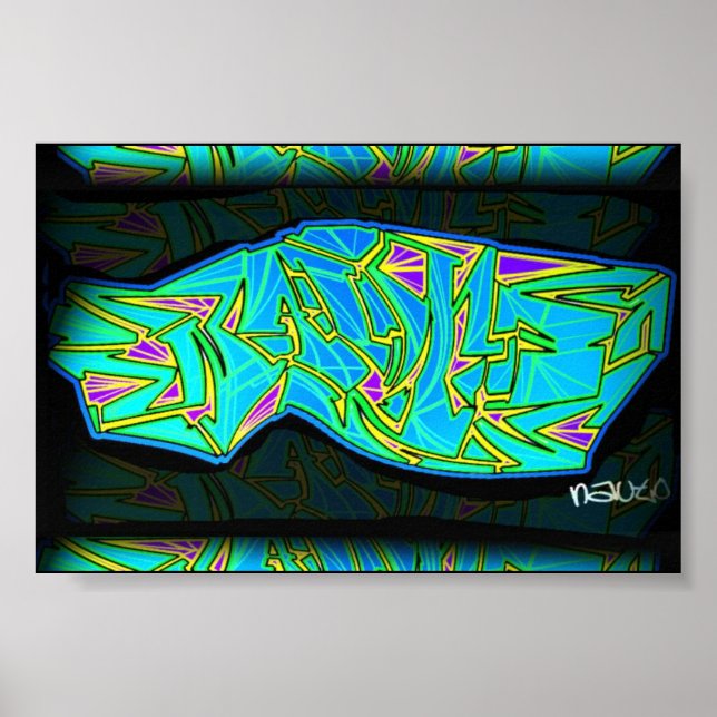 Póster Grafite automático (Frente)