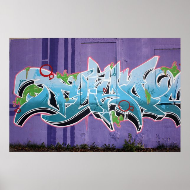 Poster Grafite, Berlim, Alemanha (Frente)