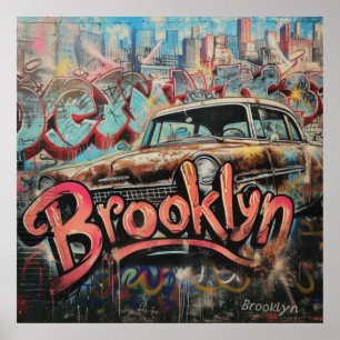 Poster Grafite Brooklyn