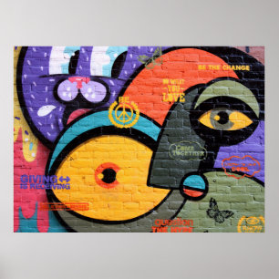 Póster Grafite de Amesterdã