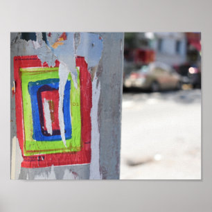 Póster Grafite de Polonês de Nova Iorque de Arte Pública